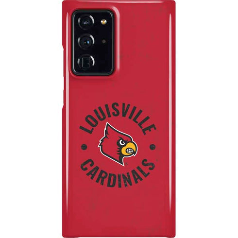 University of Louisville Cardinals Faded Galaxy Cases